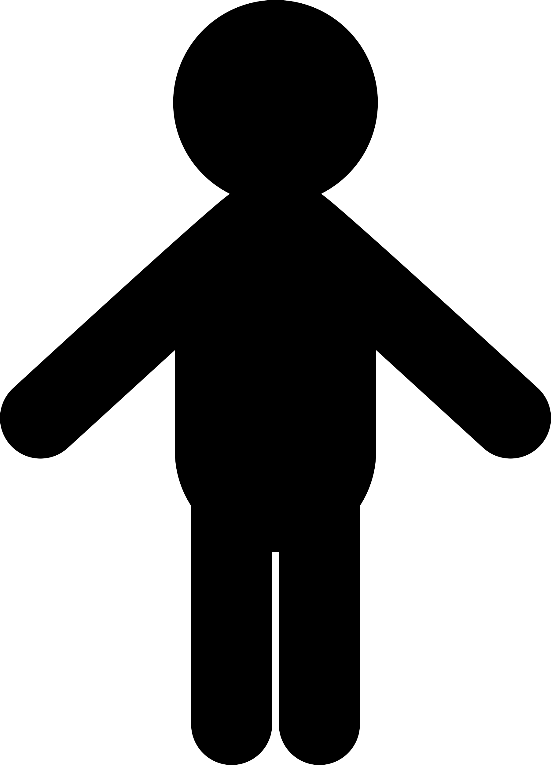 Man Silhouette Outline Icon Svg Set Free Vectors